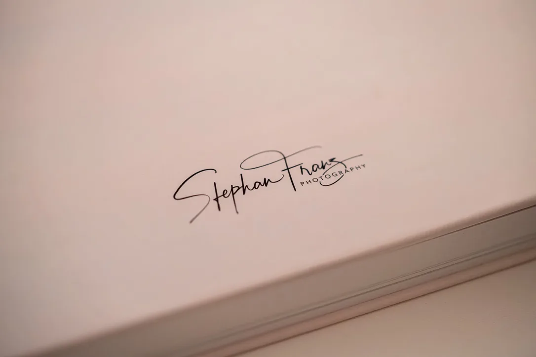 Fotobuch Rückseite mit Stephan Franz Photography Signatur